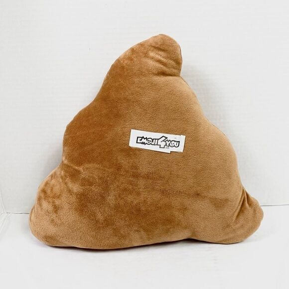 Emoji4you Brown Poop Emoji Pillow Plush - Picture 3 of 4